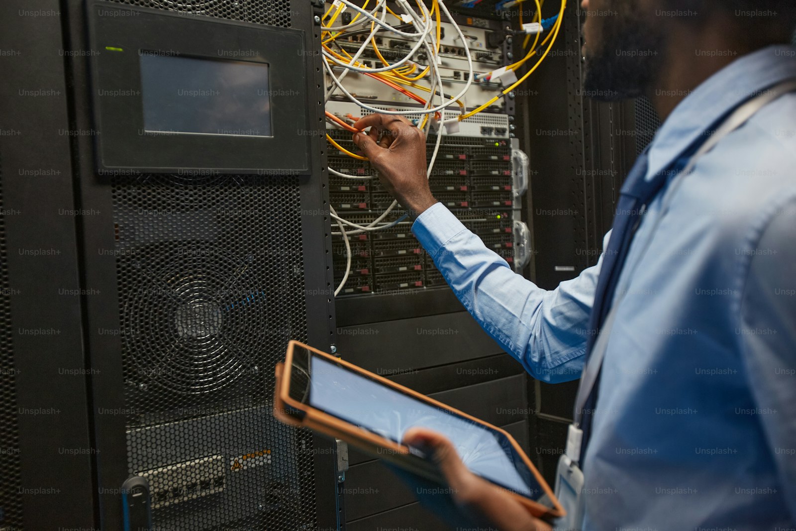 Équipe MCS dans un data center